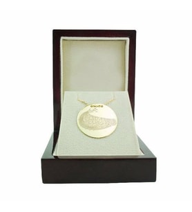 Dua Plaka Kolye Ya Eyyü 3,50 Gram 14 Ayar Altın (Sarı)