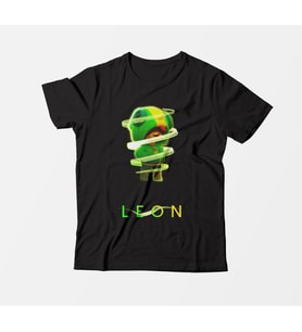 Brawl Stars LEON 2 Çocuk Siyah Tişört