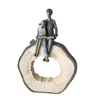 BABA VE KIZI İÇİN HEDİYELİK  SEVDİKLERİNİZ İÇİN ÖZEL MASA ÜSTÜ HEDİYELİK OFİS MASA HEDİYELİK KNT4012