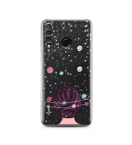 Space Girl Tasarım Süper Şeffaf Silikon Telefon Kılıfı Huawei P30 Lite