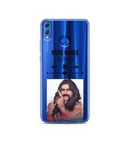 Barış Manço Mp3 Tasarımlı Süper Şeffaf Silikon Telefon Kılıfı Huawei Honor 8x