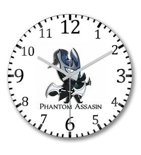 Dota Phantom Duvar Saati Bombeli Gercek Cam