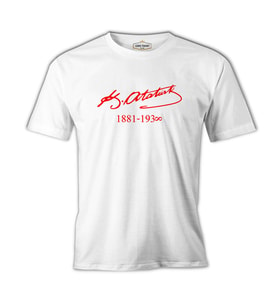 Atatürk - Sonsuz Beyaz Erkek Tshirt