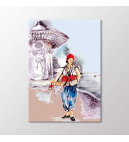 Arty Tablo Simitçi Tablo (Karışık)