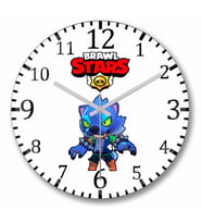 Werewolf Leon Brawl Stars  Tasse Duvar Saati Bombeli Gercek Cam