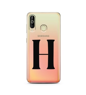 Samsung A60 Harf Tasarımlı Telefon Kılıfı H-Harfi 
