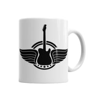 Rock   Roll  Müzik Gitar Kupa Bardak Porselen