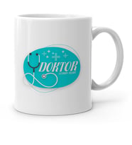 BK Gift Kişiye Özel Mesleki Doktor Beyaz Kupa Bardak  14