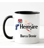 Hemşire Kupa Bardağı Siyah