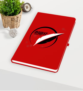 BK Gift Kişiye Özel Avukat Temalı Kırmızı Defter - 13