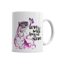 Tigre Love Kupa Bardak Porselen