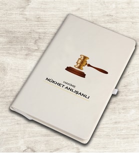Kişiye Özel Mesleki Hakime Temalı Defter 81344
