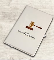 Kişiye Özel Mesleki Hakime Temalı Defter 81344