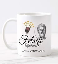 Felsefe Öğretmeni  Kupa (Beyaz)