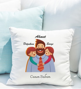 Canım Babam Yastığı Kişiye Özel