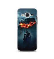 Batman Tasarım Süper Şeffaf Silikon Telefon Kılıfı Samsung Core Prime