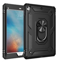 Apple iPad 9.7 2017 Kılıf Zore Tablet Vega Silikon Kılıf (Siyah)