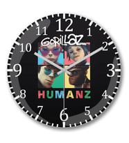 Gorillaz Girls Just Wanna Have Fun Duvar Saati Bombeli Gercek Cam