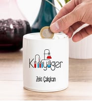 Kimyager Kişiye Özel Kumbara