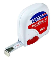 Fisco Şerit Metre 5 Metre (Beyaz)