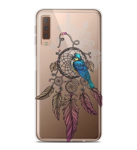 Kılıfland Samsung Galaxy A7 2018 Kılıf Silikon Resimli Kapak Dream Birds Stok 950