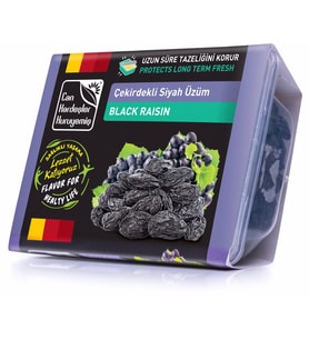 Çekirdekli Siyah Kuru Üzüm 300g