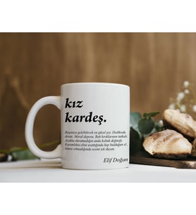 Kişiye Özel Kız Kardeş Kupası