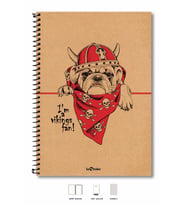 A4 Defter Kareli 200 syf Köpek Eco