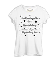 Good Friends Beyaz Kadın Tshirt