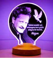 Nazım Hikmet Şiiri, Nazım Hikmet Sözleri Yazılı Led Lamba