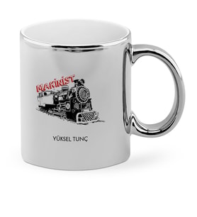 BK Gift Kişiye Özel Mesleki Makinist Krom Kupa Bardak  1