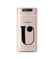 Samsung A80 Harf Tasarımlı Telefon Kılıfı U-Harfi 