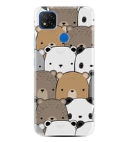 Kılıfland Xiaomi Redmi 9C Kılıf Silikon Resimli Kapak Panda Pattern Stok 962