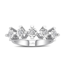 Lova 1,50 Karat Efektli Pırlanta Beştaş Yüzük - 1070110