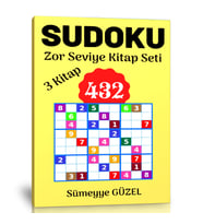 Sudoku Zor Seviye Kitap Seti (3 Kitap)