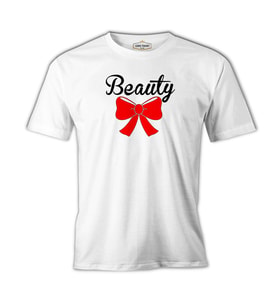 Beauty and the Beast - Beauty Beyaz Erkek Tshirt