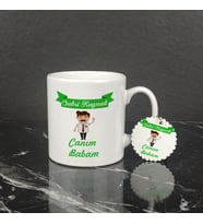 Canım Babam Kupa Bardak ve Anahtarlık Set 001