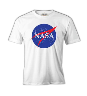 Nasa Beyaz Erkek Tshirt