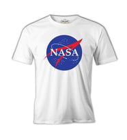 Nasa Beyaz Erkek Tshirt