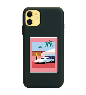 Siyah Lansman Telefon Kılıfı Iphone 11