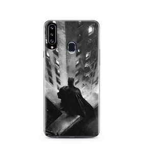 Batman Tasarım Süper Şeffaf Silikon Telefon Kılıfı Samsung A20s