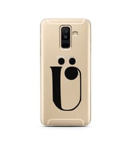 Samsung A6 Plus Harf Tasarımlı Telefon Kılıfı Ü-Harfi 