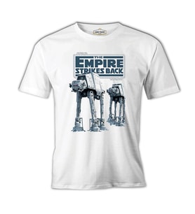 Star Wars - The Empire Strikes Back Beyaz Erkek Tshirt
