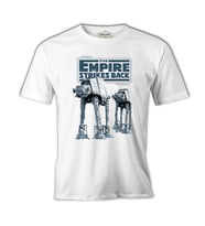 Star Wars - The Empire Strikes Back Beyaz Erkek Tshirt