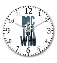 Doctor Who2 Duvar Saati Bombeli Gercek Cam