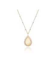 Diamond Line-Gülaylar Altın 14 Ayar Toplu Kolye