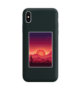 Siyah Lansman Telefon Kılıfı Iphone X