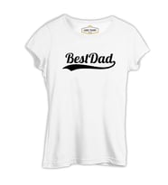 Best Dad Beyaz Kadın Tshirt