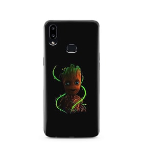 Baby Groot Tasarım Süper Şeffaf Silikon Telefon Kılıfı Samsung A10s
