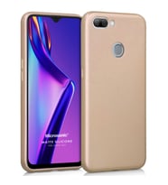 Microsonic Matte Silicone Oppo AX7 Kılıf Gold